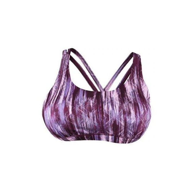 Everlast Womens Criss Cross Sport Bra - Lavender